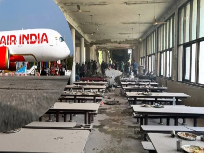 ভারতের গুজরাট মেডিকেল কলেজের ছাত্রাবাসে বিমান আছড়ে পড়া বিমান