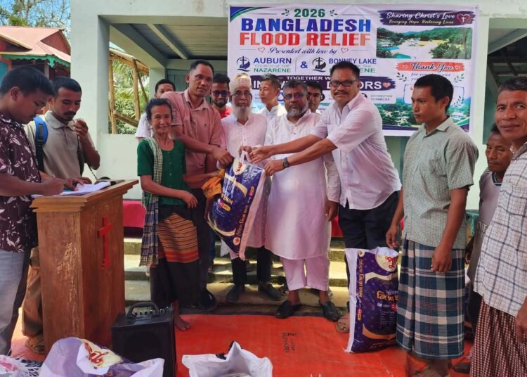 রাঙ্গামাটির বিলাইছড়িতে ২০০ পরিবারের মাঝে এান বিতরণ