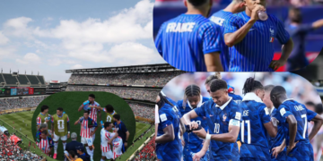 ১০০ ডিগ্রি ফারেনহাইটের কাছাকাছি তাপমাত্রায় ফ্রান্স-প্যারাগুয়ে লড়াইয়ে নজির