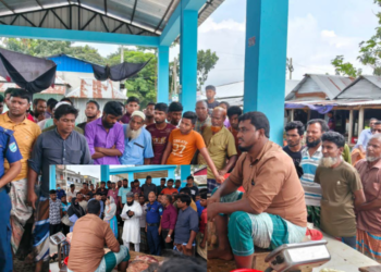 ফুলবাড়ীতে মাংস ব্যবসায়ীর বিরুদ্ধে ভ্রাম্যমাণ আদালতের অভিযান