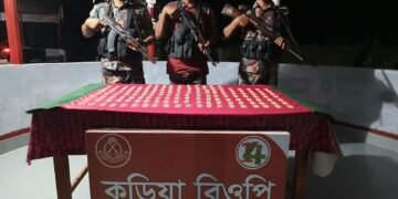 নওগাঁ সীমান্তে ট্যাপেন্টাডল ট্যাবলেট উদ্ধার, চোরাকারবারীরা পালিয়ে যায়